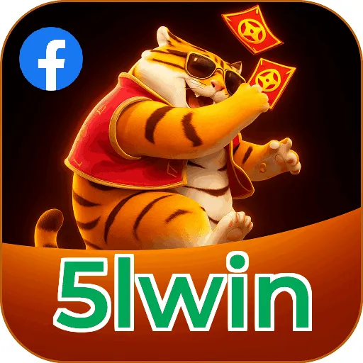 Imagem promovendo a página oficial da 5lwin no Facebook